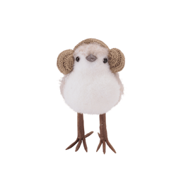 Melrose Winter Bird Figurines with Knit Hats - Set of 3
