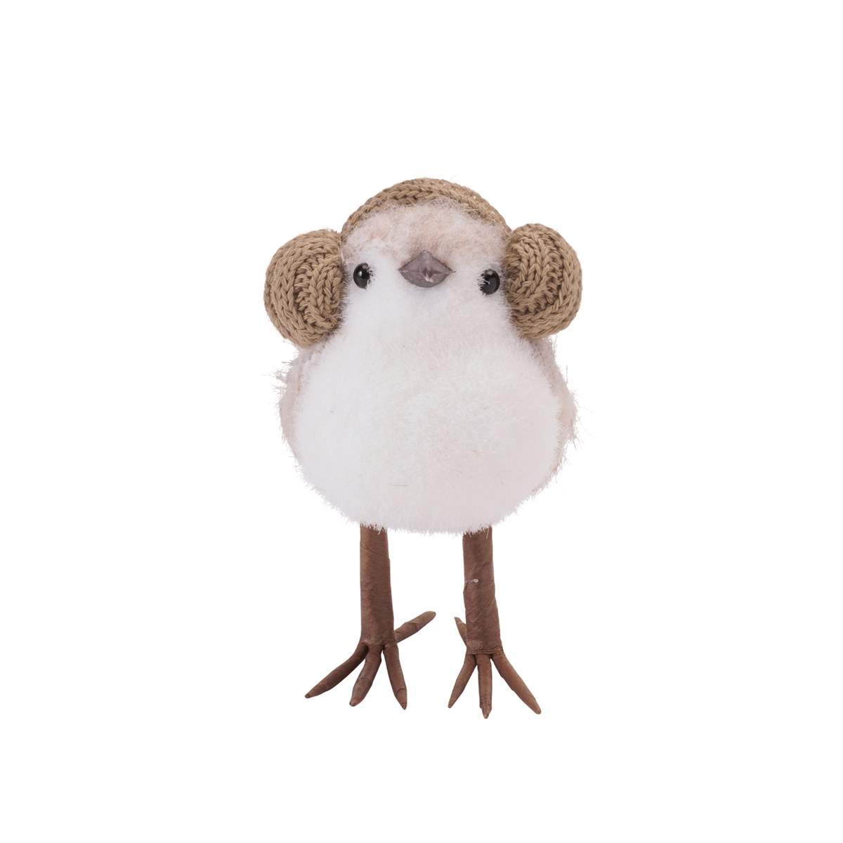 Melrose Winter Bird Figurines with Knit Hats - Set of 3