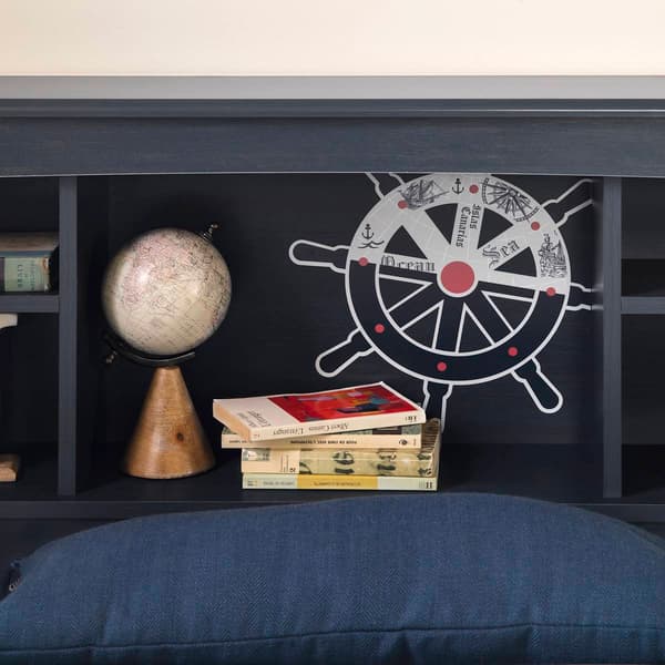 South Shore Navali Twin Bookcase Headboard