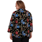 Plus Size Alfred Dunner Dinner Theater Paisley Two in One Blouse - image 2