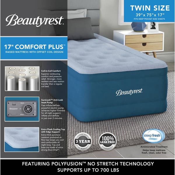 Beautyrest Comfort Plus Air Bed Twin Mattress