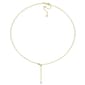 Gold Plated 1/8ctw Lab Grown Diamond Necklace - image 3