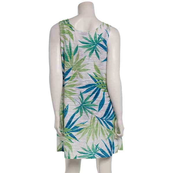 Womens J Valdi Antigua Ring Tank Dress Swim Cover Up