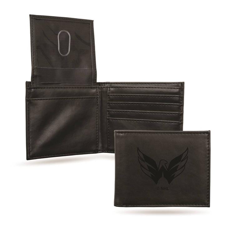 Mens NHL Washington Capitals Faux Leather Bifold Wallet