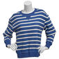 Womens Remi James Long Sleeve Stripe Crew Neck Sweatshirt - image 1