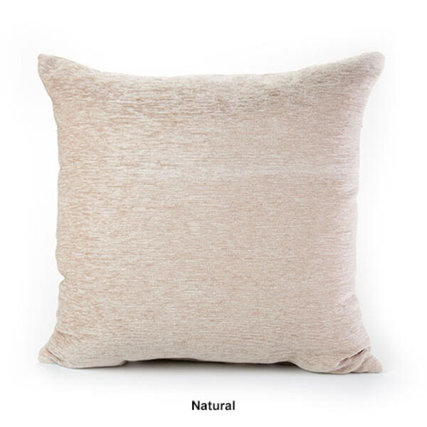 Chenille Solid Square Decorative Pillow - 17x17