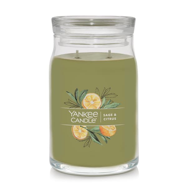 Yankee Candle&#40;R&#41; 20oz. Signature Sage and Citrus&#40;tm&#41; Jar Candle - image 