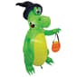 4ft. Inflatable Gator Wearing a Witch Hat - image 1