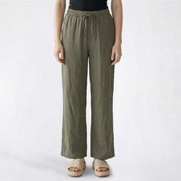 Juniors Hunter & Brown Elastic Waist Drawstring Wide Leg Pants