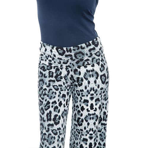Womens White Mark Grey Printed Palazzo Pants