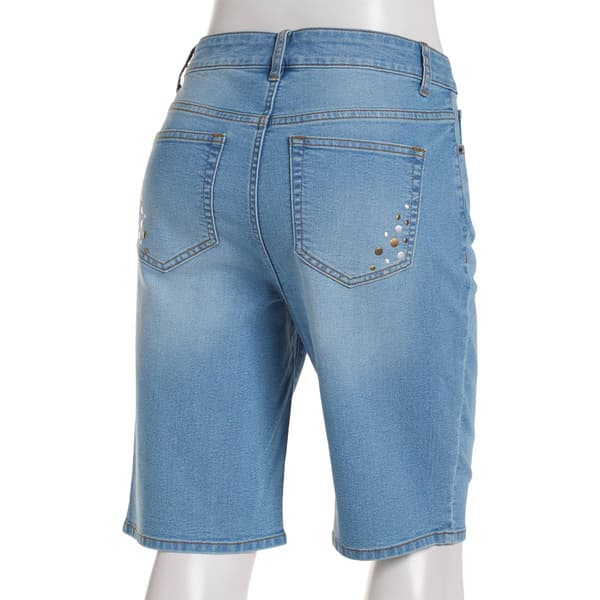 Womens Vintage United High Rise Bermuda Shorts