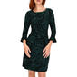 Womens Tommy Hilfiger 3/4 Sleeve Print ITY Pleated Cuff Dress - image 1