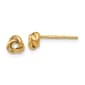 Gold Classics(tm) 5mm Gold Knot Stud Earrings - image 1