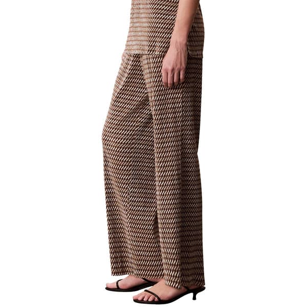 Womens Calvin Klein Pull On Ladder Casual Pants
