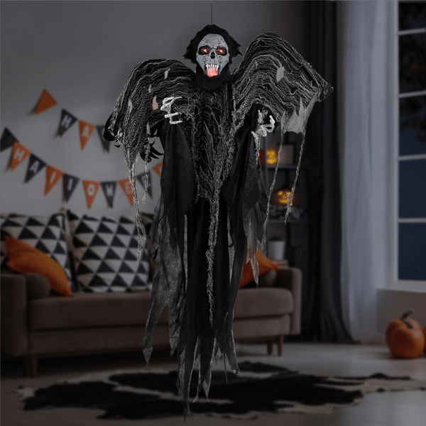 Northlight 5ft. Animated Hanging Zombie Vampire Halloween Decor