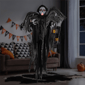 Northlight 5ft. Animated Hanging Zombie Vampire Halloween Decor - image 2