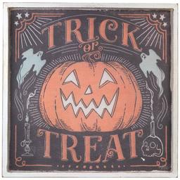 Northlight Seasonal 18.75in. Trick or Treat Halloween Wall Sign