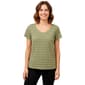 Womens French Laundry Short Sleeve Scallop Trim Blouse - image 1