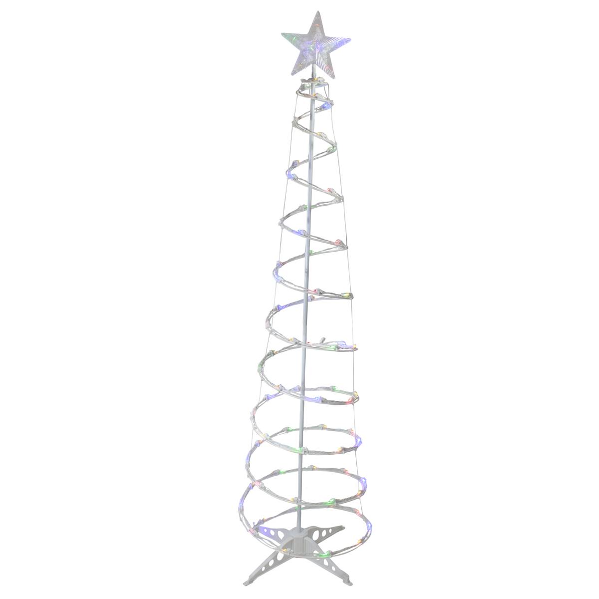 Open Video Modal for Northlight Seasonal 6ft. Multicolor Cone Outdoor Christmas Decor
