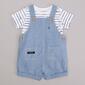 Baby Boy &#40;NB-9M&#41; Nautica Logo Top Shortalls Set - image 1