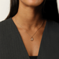 Brilliant Grown Lab-Grown Diamond Dangling Cross Pendant Necklace - image 3