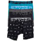 Mens Spyder 4pk. Knit Boxer Briefs - Black/Teal - image 1
