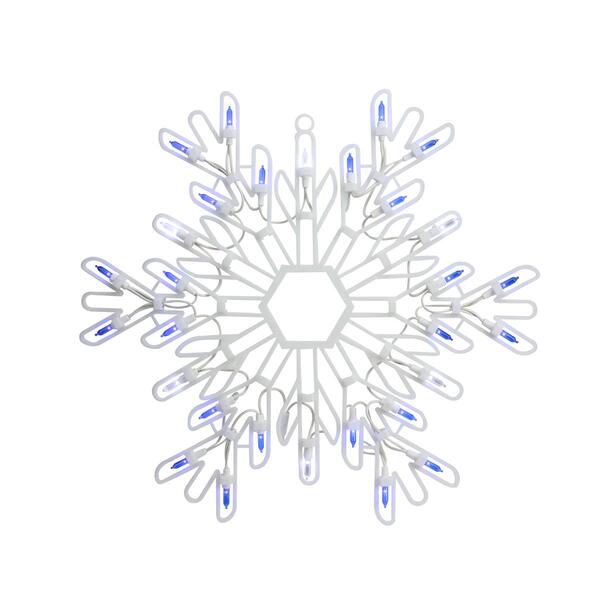 Northlight Seasonal 16in. LED Snowflake Christmas Window Decor - image 