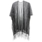 Womens Jessica McClintock Hologram Tie Front Fringe Kimono - image 1