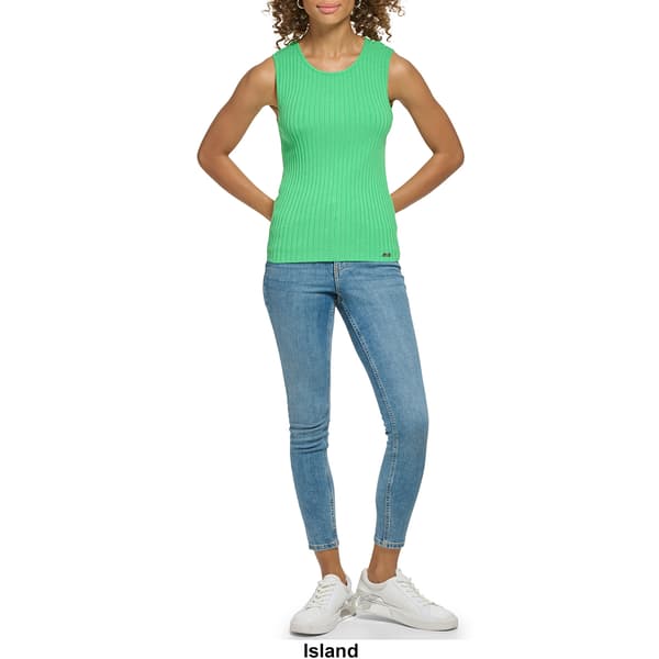 Womens Calvin Klein Smooth Ribbed Tank Top