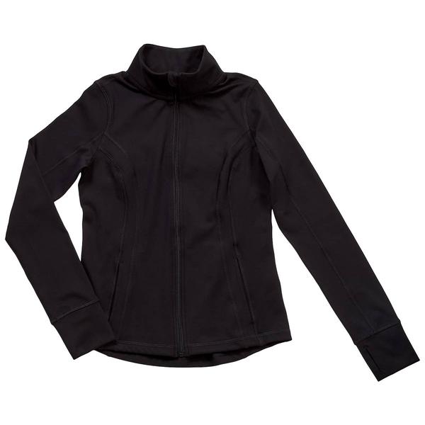 Girls (7-14) Yogalicious(R) Full Zip Lux Essential Jacket - image 
