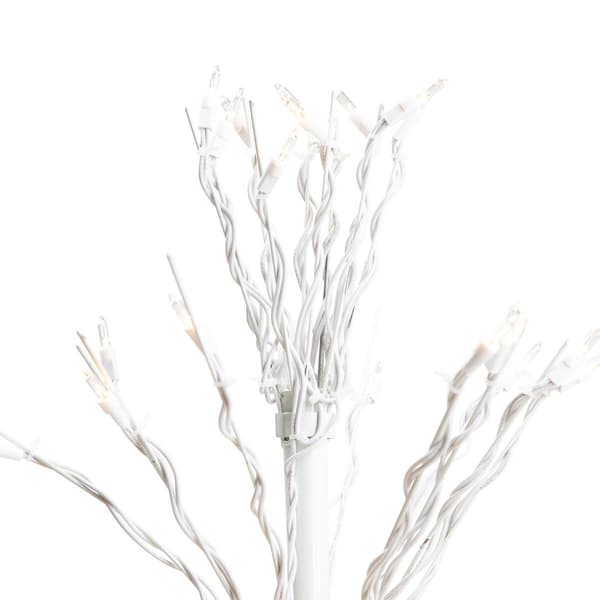 Northlight Seasonal 4ft. Lighted Christmas Cascade Twig Tree