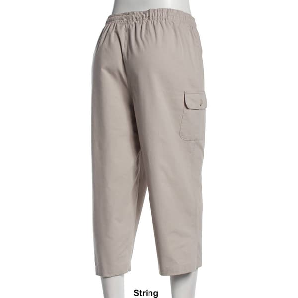 Plus Size Hasting & Smith Drawcord Tie Cargo Capris