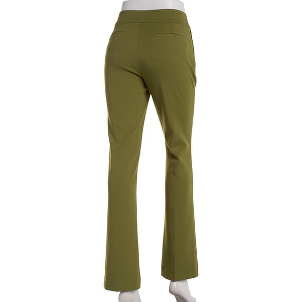 Womens Anne Klein Pull On Solid Slash Pocket Pants