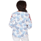 Petite Alfred Dunner Port Side Coastal Embroidered Blouse - image 1