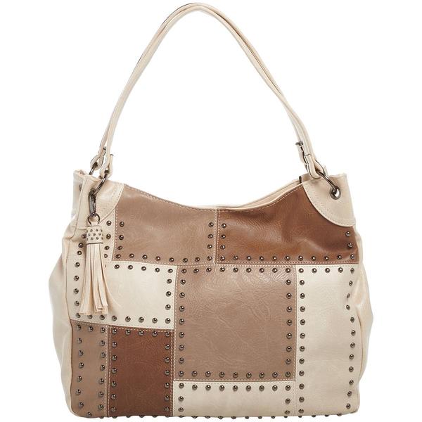 Sam & Hadley Patchwork Hobo - Bone - image 