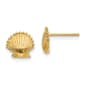 Gold Classics&#40;tm&#41; 14kt. Scallop Shell Stud Earrings - image 1