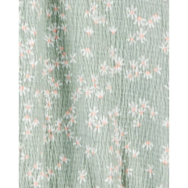 Girls Carter''s&#174; Knit Gauze Floral Eyelet Top