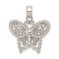 Gold Classics&#40;tm&#41; 14kt. White Gold Polished Butterfly Charm - image 1