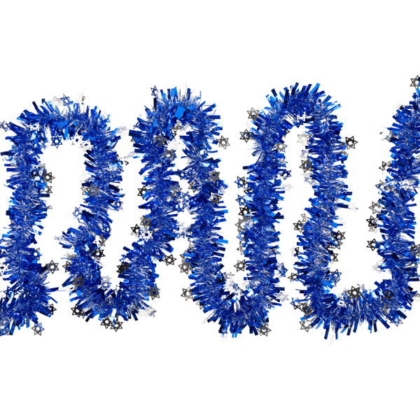 Northlight 50ft. Star of David Hanukkah Tinsel Garland