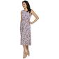 Womens Connected Apparel Sleeveless Ruched Waist Midi Dress - image 4
