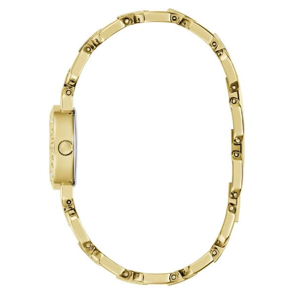 Womens Guess Gold-Tone Blue Dial Analog Watch - GW1019L2