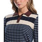 Womens Rafaella® 3/4 Sleeve Color Block Stripe Polo Sweater - image 4