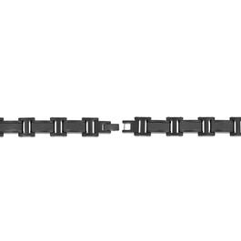Mens Lynx Stainless Steel Black Ion-Plating Bracelet