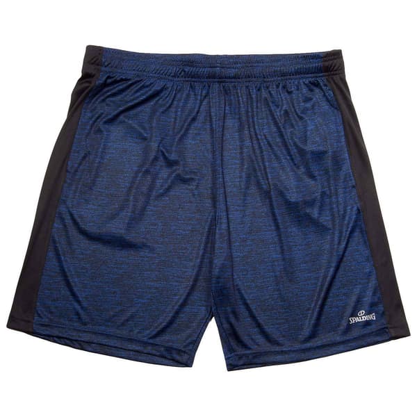 Mens Big &amp; Tall Spalding Crossover Space Dye Active Shorts