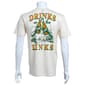 Mens Drinks on the Links Short Sleeve Tee - Natural - image 2
