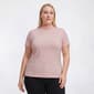 Plus Size Hasting & Smith Short Sleeve Mock Neck Tee - image 2