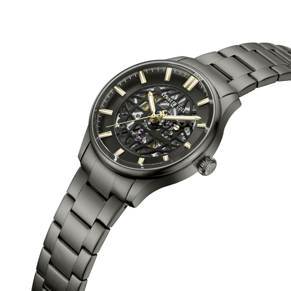 Mens Kenneth Cole New York® Automatic Grey Watch - KCWGY0089004