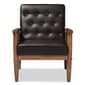 Baxton Studio Sorrento Mid-Century Modern Lounge Chair - image 5