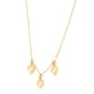 Gold Classics™ 3 Dangle Tiny Hearts on a Rope Chain Necklace - image 2