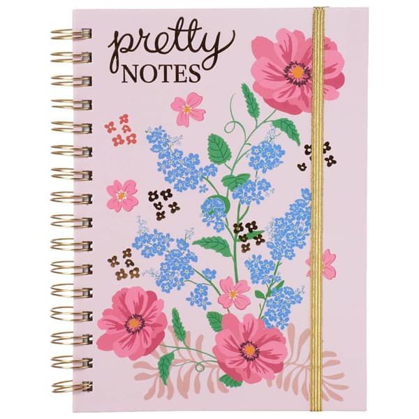 Pretty Notes Floral Spiral Notebook - image 
